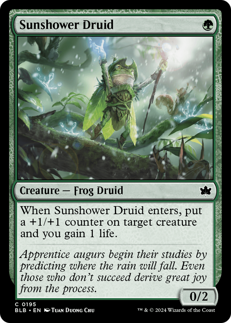 Sunshower Druid [Bloomburrow] | Odin's Place