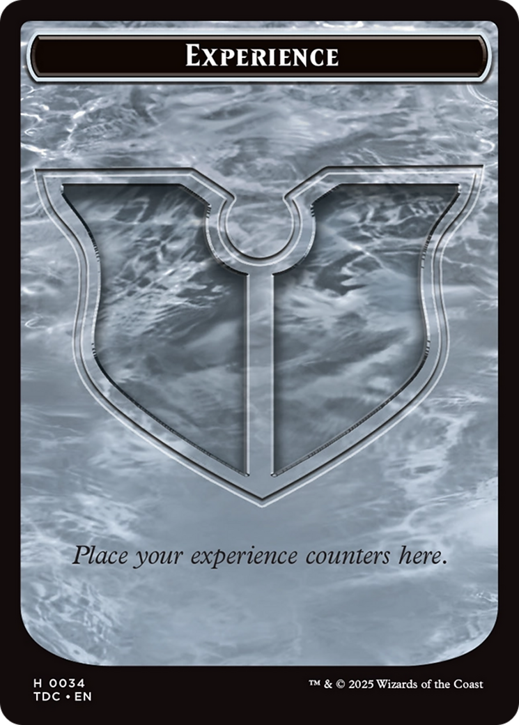 Experience // Treasure Double-Sided Token [Tarkir: Dragonstorm Commander Tokens] | Odin's Place