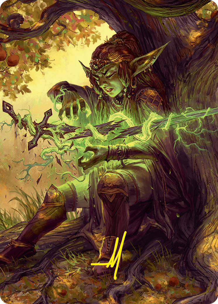 Reclamation Sage Art Card (45/54) (Gold-Stamped Signature) [Foundations Art Series] | Odin's Place