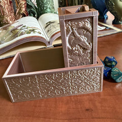 Folding Dragon Dice Tower & Storage | TTRPG, D&D, TCG, CoC | Odin's Place