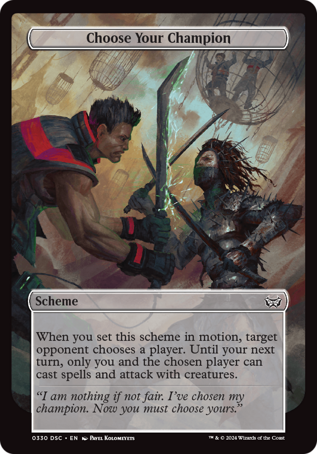 Choose Your Champion (Full Art) [Duskmourn: Archenemy] | Odin's Place