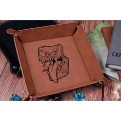Level 1 Gamers Square Leatherette Dice Tray, Assorted Styles | Odin's Place
