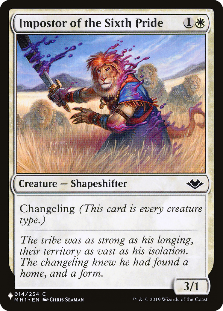 Impostor of the Sixth Pride [The List] | Odin's Place