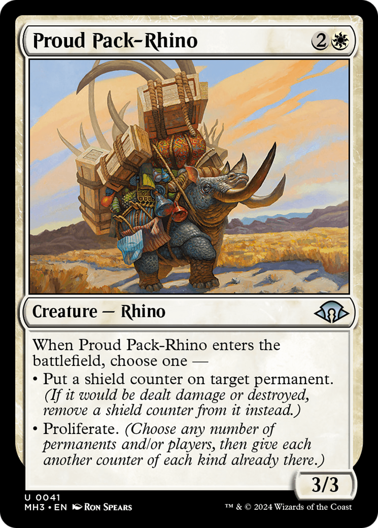 Proud Pack-Rhino [Modern Horizons 3] | Odin's Place