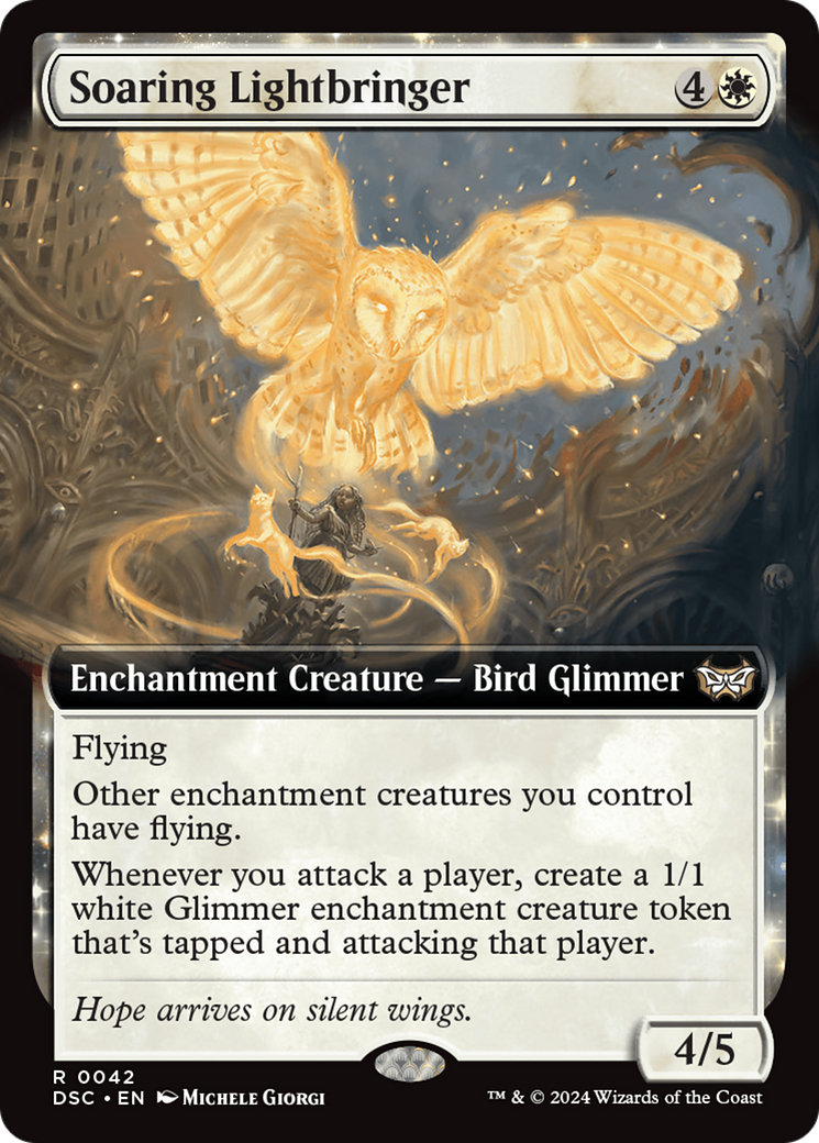 Soaring Lightbringer (Extended Art) [Duskmourn: House of Horror Commander] | Odin's Place