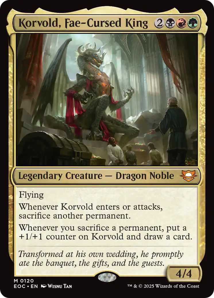Korvold, Fae-Cursed King [Edge of Eternities Commander] | Odin's Place