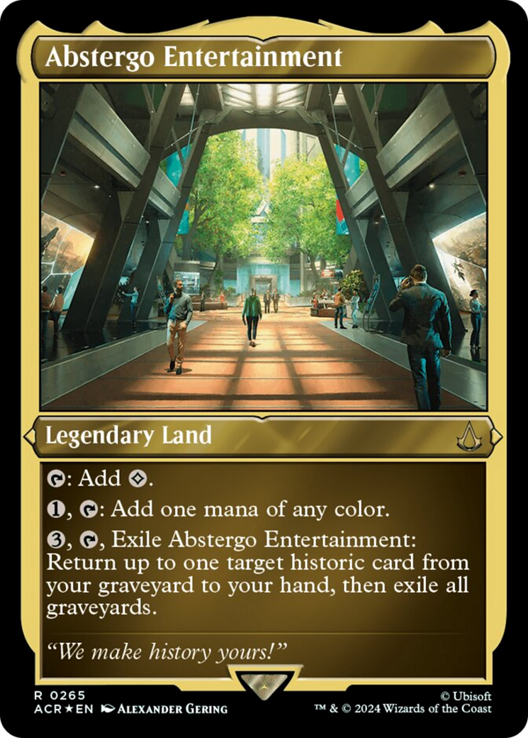 Abstergo Entertainment (Foil Etched) [Assassin's Creed] | Odin's Place