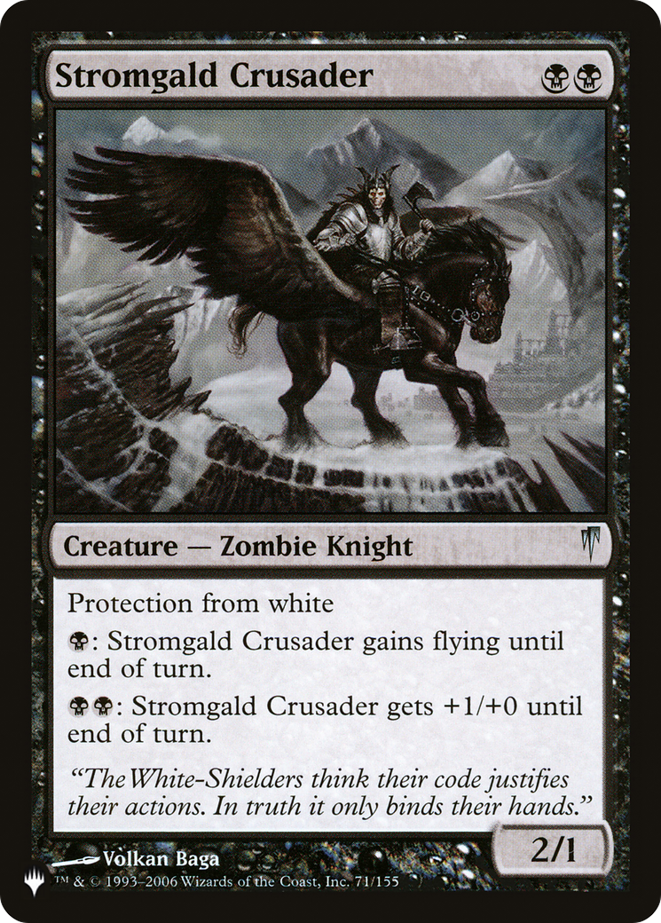 Stromgald Crusader [The List] | Odin's Place