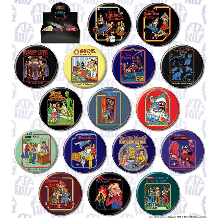 ATA-Boy Steve Rhodes Buttons | Odin's Place