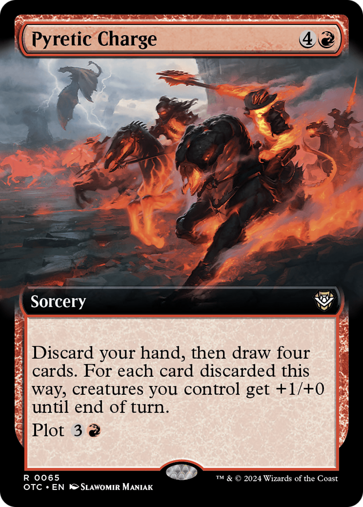 Pyretic Charge (Extended Art) [Outlaws of Thunder Junction Commander] | Odin's Place