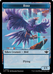 Mercenary // Bird Double-Sided Token [Outlaws of Thunder Junction Tokens] | Odin's Place