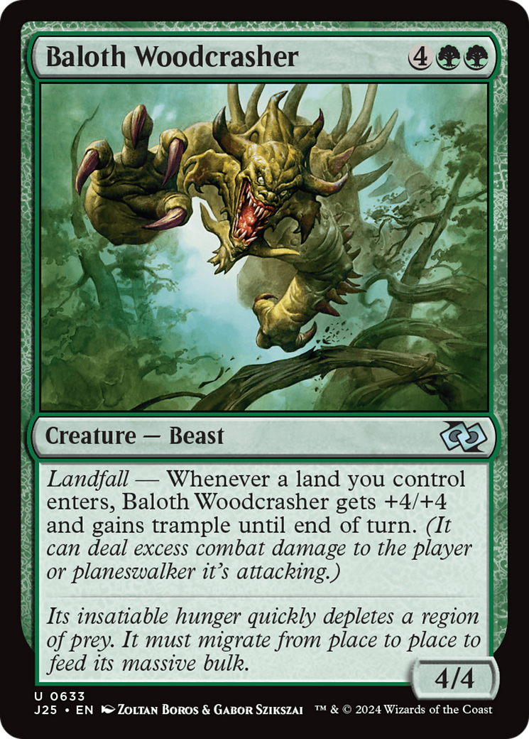 Baloth Woodcrasher [Foundations Jumpstart] | Odin's Place