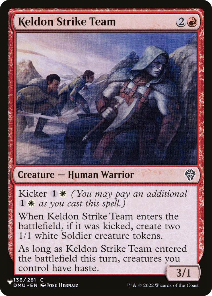 Keldon Strike Team [The List] | Odin's Place