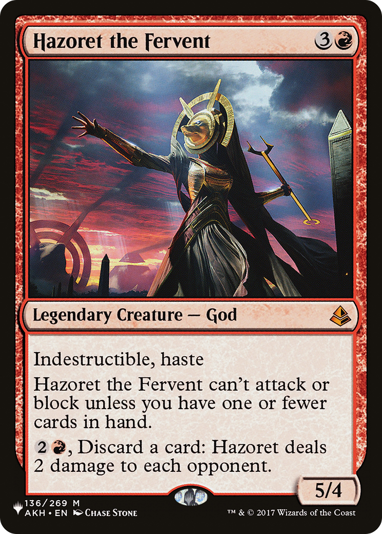 Hazoret the Fervent [The List] | Odin's Place