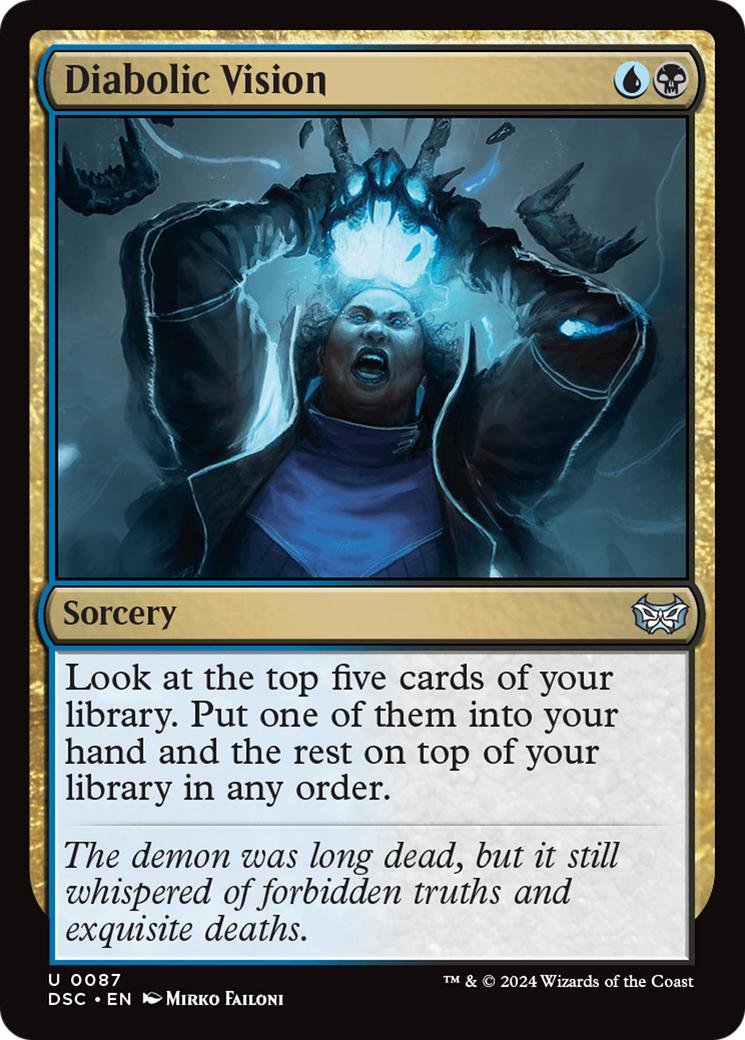 Diabolic Vision [Duskmourn: House of Horror Commander] | Odin's Place