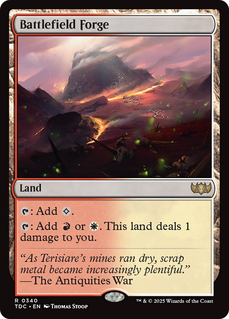 Battlefield Forge [Tarkir: Dragonstorm Commander] | Odin's Place