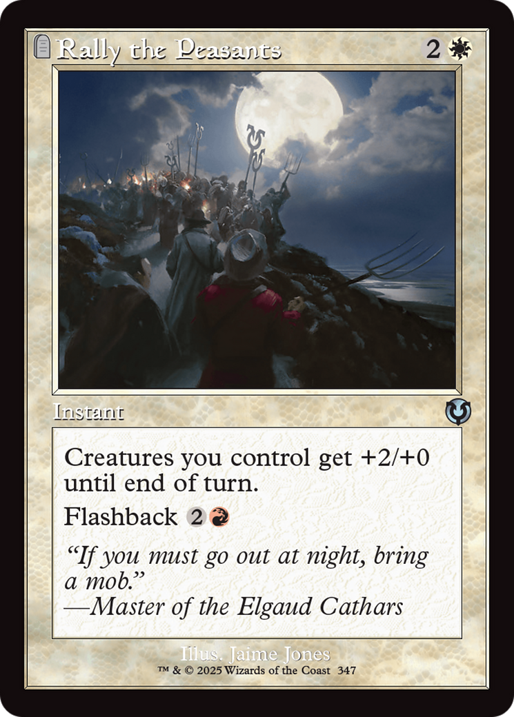 Rally the Peasants (Retro Frame) [Innistrad Remastered] | Odin's Place