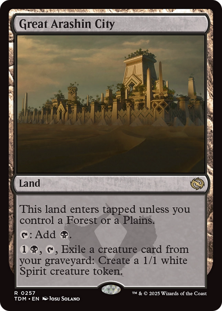 Great Arashin City [Tarkir: Dragonstorm] | Odin's Place