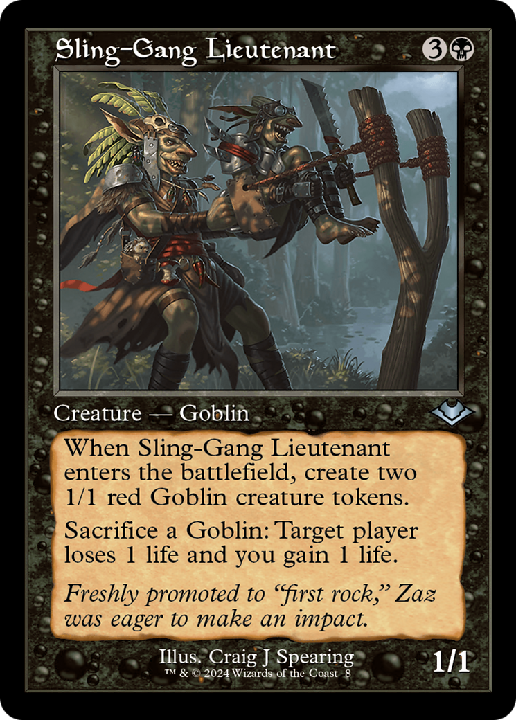 Sling-Gang Lieutenant (Retro) [Modern Horizons] | Odin's Place