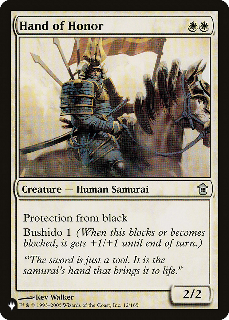 Hand of Honor [The List] | Odin's Place