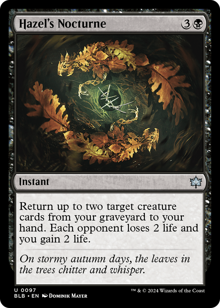 Hazel's Nocturne [Bloomburrow] | Odin's Place