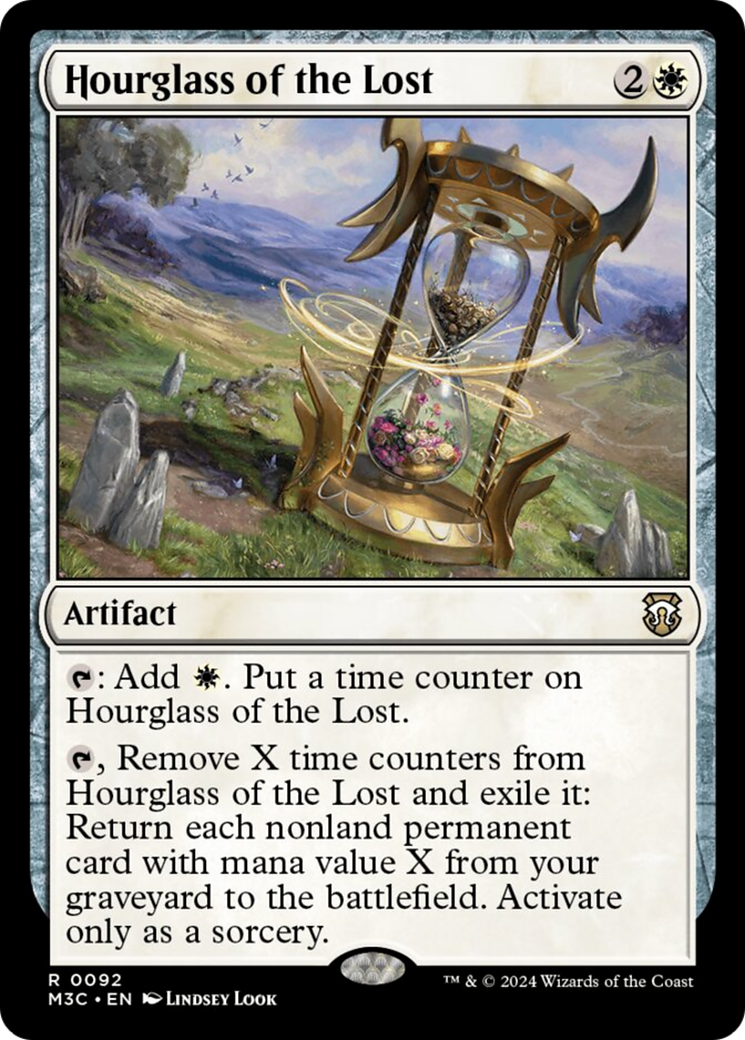 Hourglass of the Lost (Ripple Foil) [Modern Horizons 3 Commander] | Odin's Place