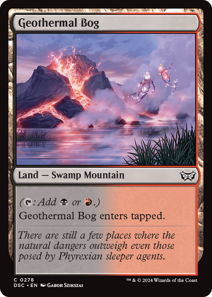 Geothermal Bog [Duskmourn: House of Horror Commander] | Odin's Place