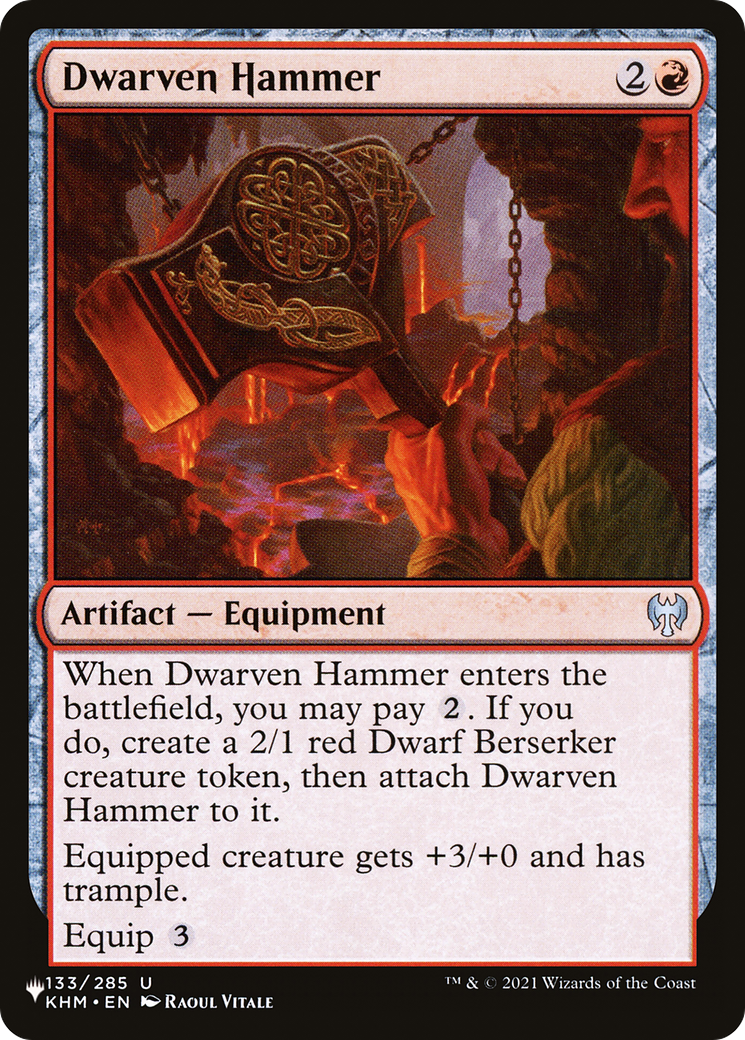 Dwarven Hammer [The List] | Odin's Place