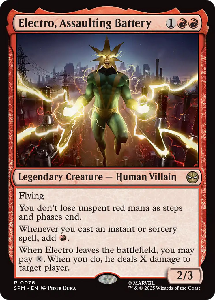 Electro, Assaulting Battery [Marvel's Spider-Man] | Odin's Place