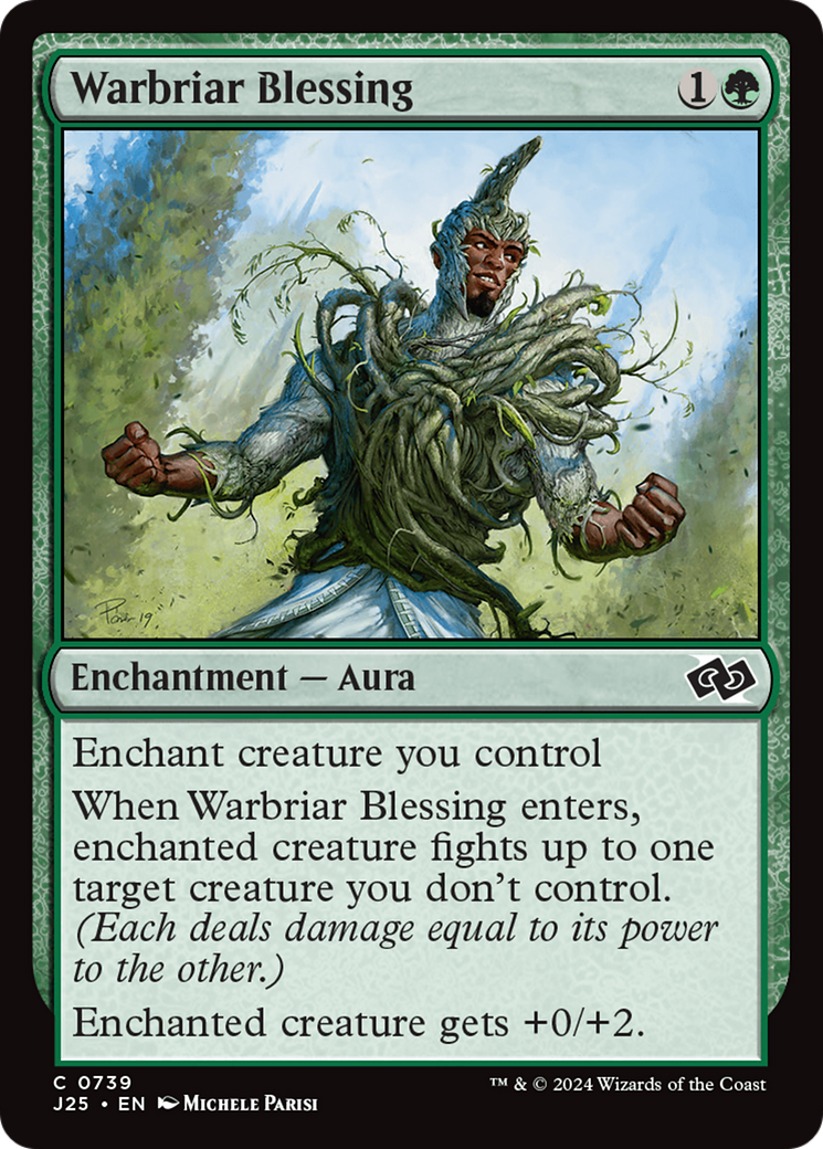 Warbriar Blessing [Foundations Jumpstart] | Odin's Place