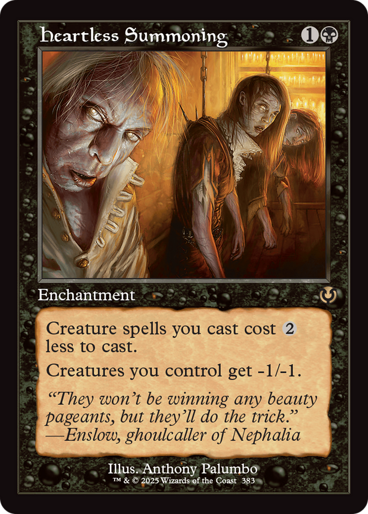 Heartless Summoning (Retro Frame) [Innistrad Remastered] | Odin's Place