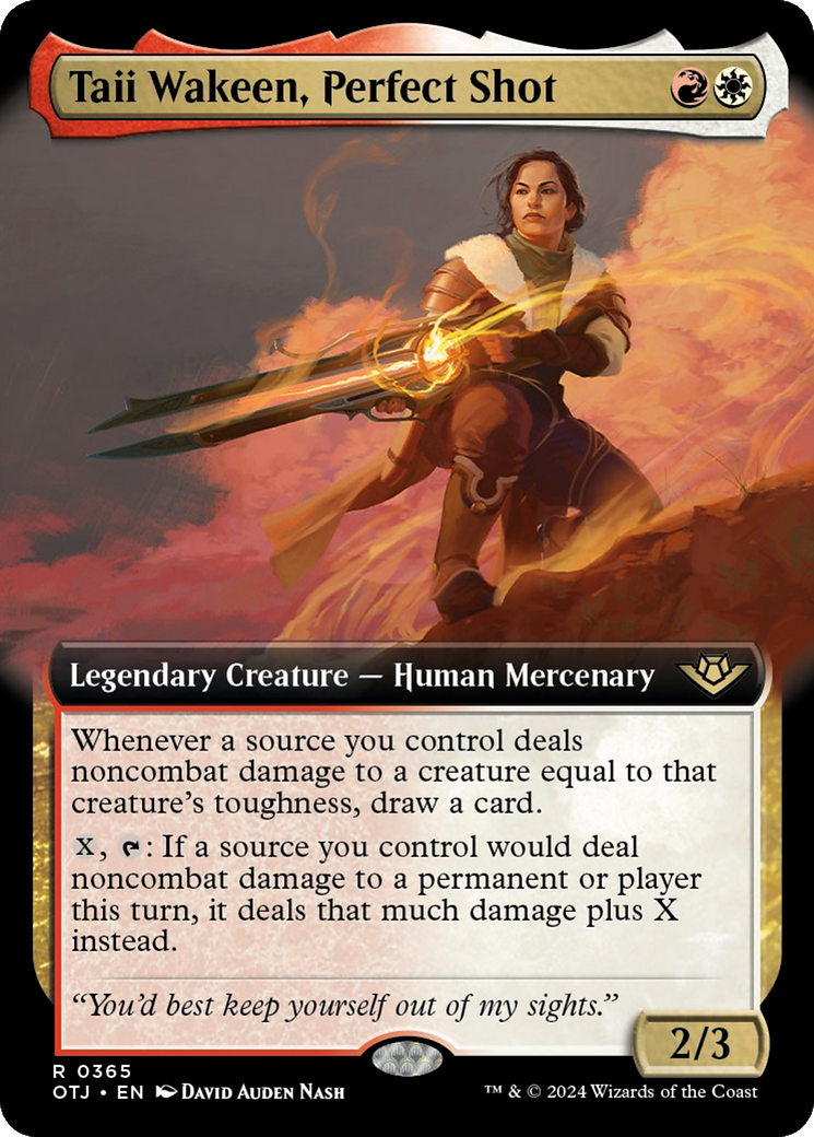 Taii Wakeen, Perfect Shot (Extended Art) [Outlaws of Thunder Junction] | Odin's Place