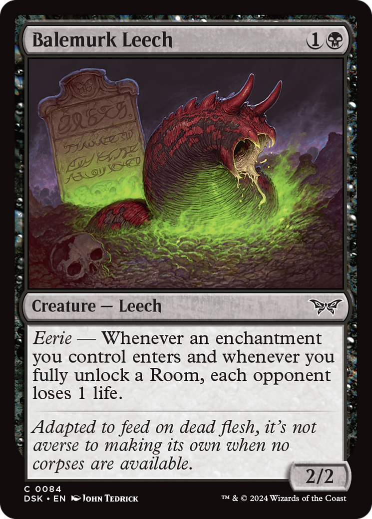 Balemurk Leech [Duskmourn: House of Horror] | Odin's Place