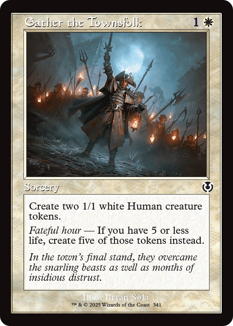 Gather the Townsfolk (Retro Frame) [Innistrad Remastered] | Odin's Place