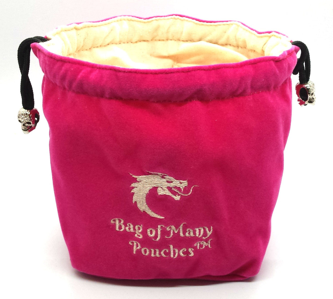 Old School Dice Bag of Many Pouches:  Pink | Odin's Place