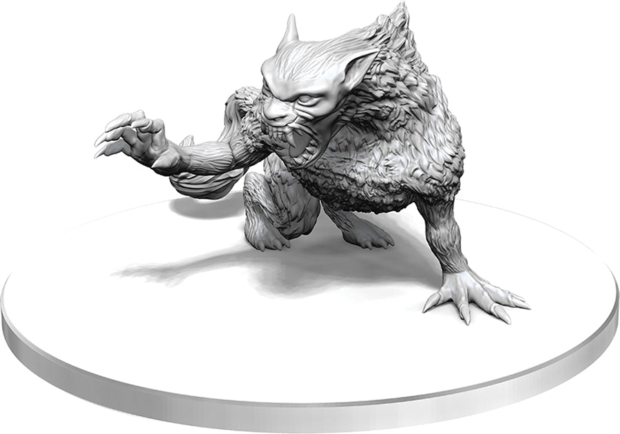 Wizkids Dungeons and Dragons: Nolzur's Marvelous Unpainted Miniatures - Barghest | Odin's Place