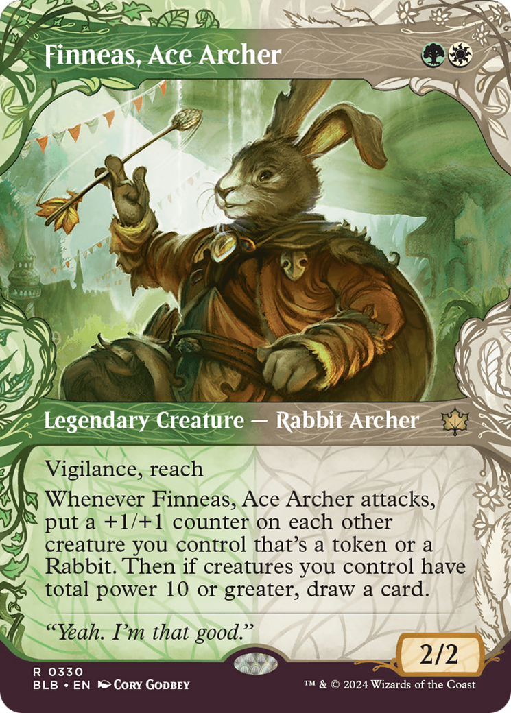 Finneas, Ace Archer (Showcase) [Bloomburrow] | Odin's Place