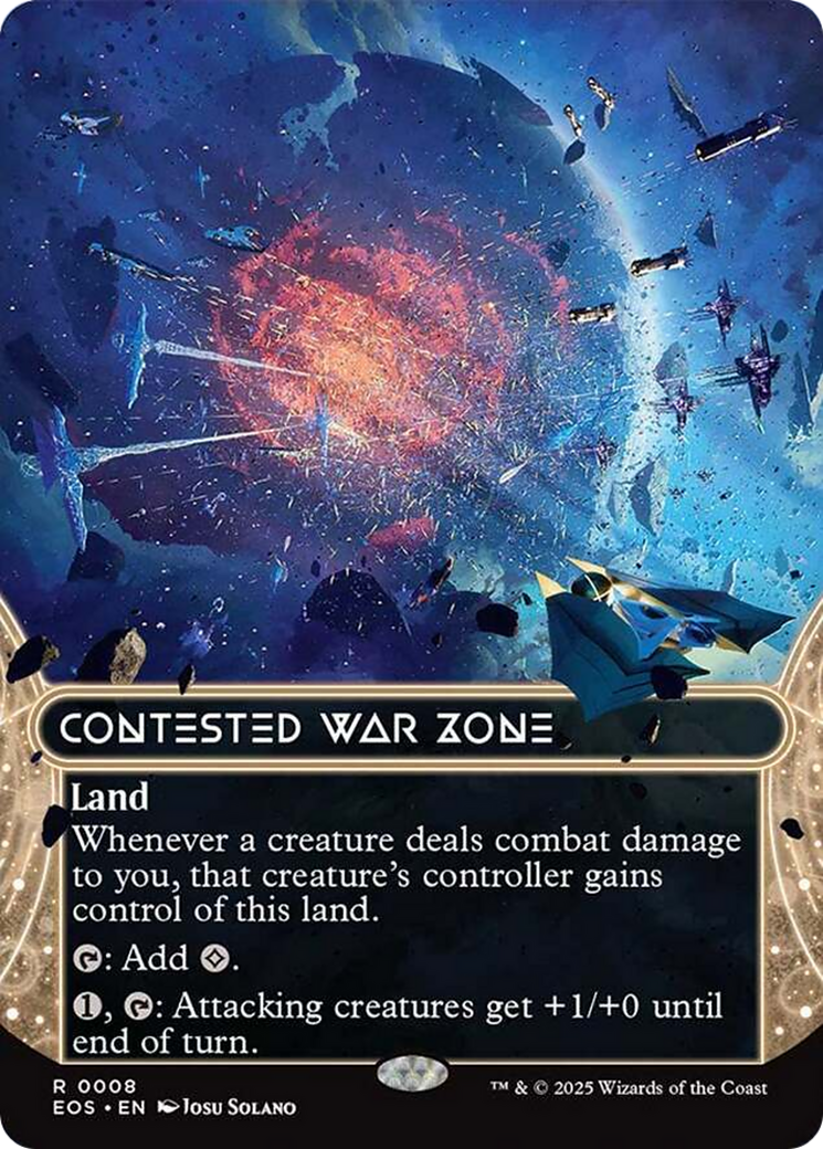 Contested War Zone (0008) (Borderless) [Edge of Eternities: Stellar Sights] | Odin's Place