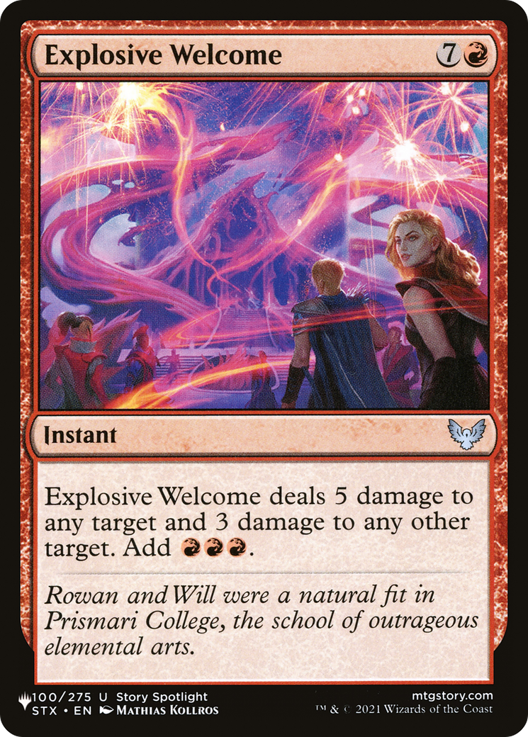 Explosive Welcome [The List] | Odin's Place