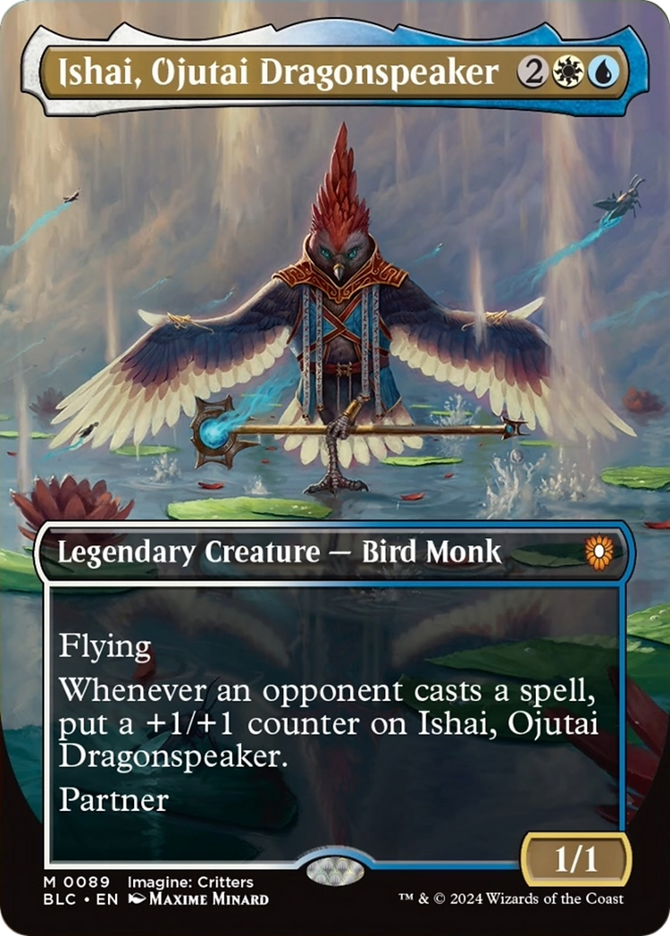 Ishai, Ojutai Dragonspeaker (Borderless) [Bloomburrow Commander] | Odin's Place