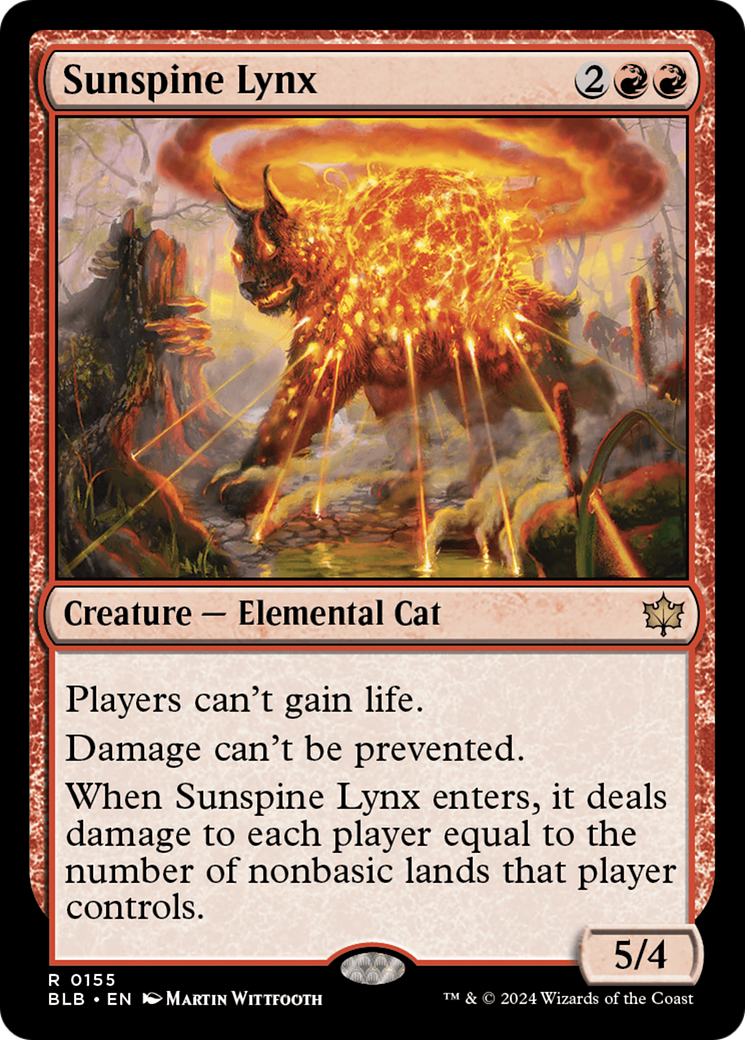 Sunspine Lynx [Bloomburrow] | Odin's Place