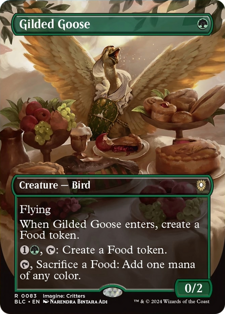 Gilded Goose (Borderless) [Bloomburrow Commander] | Odin's Place