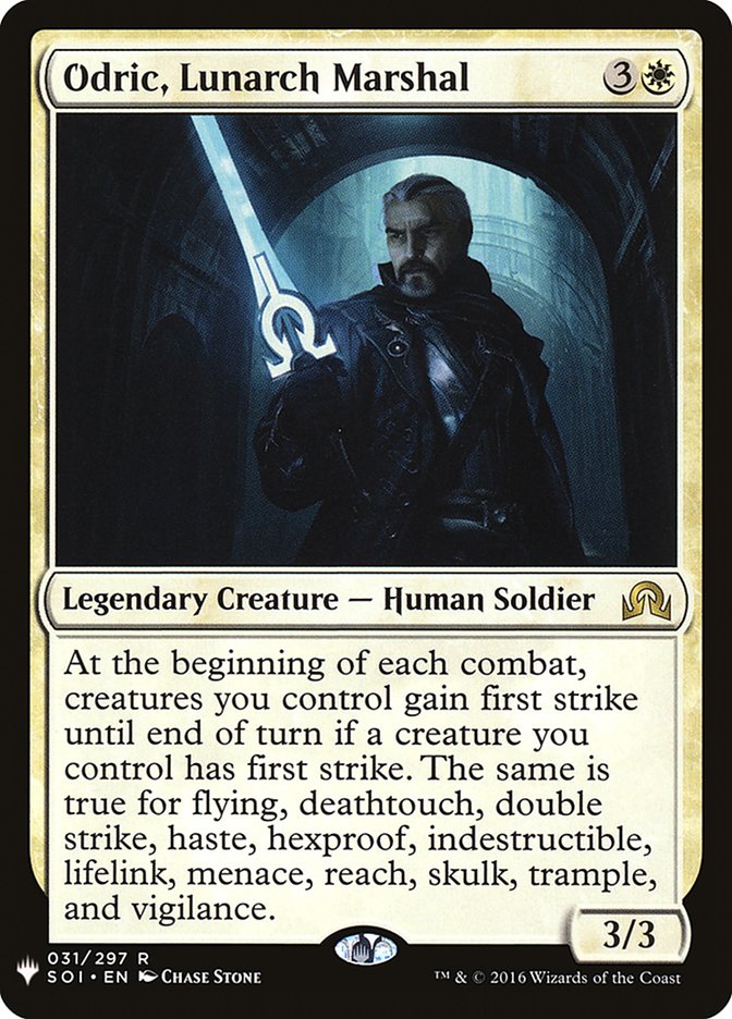 Odric, Lunarch Marshal [The List] | Odin's Place