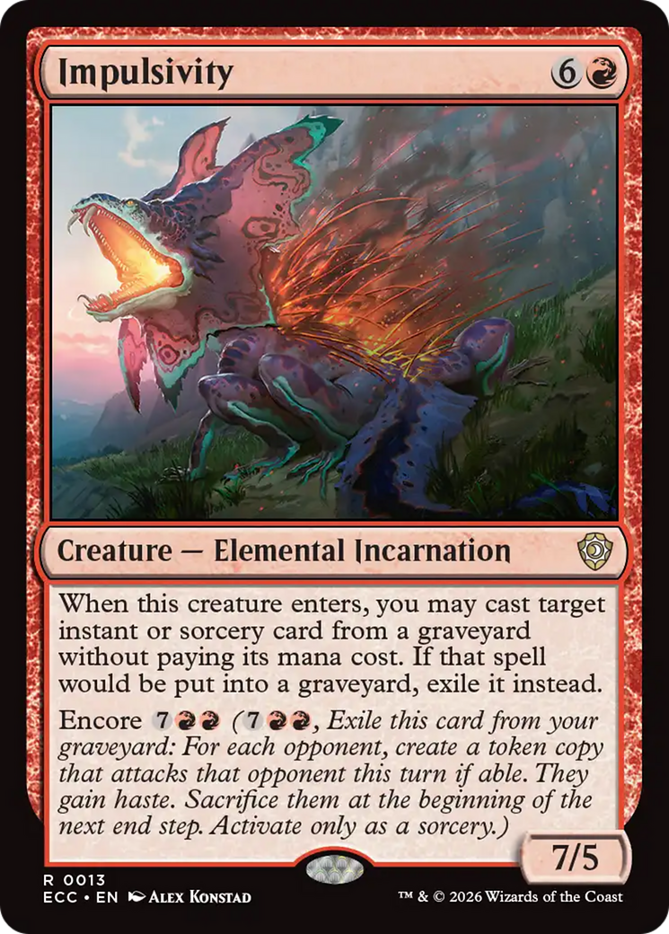 Impulsivity [Lorwyn Eclipsed Commander] | Odin's Place