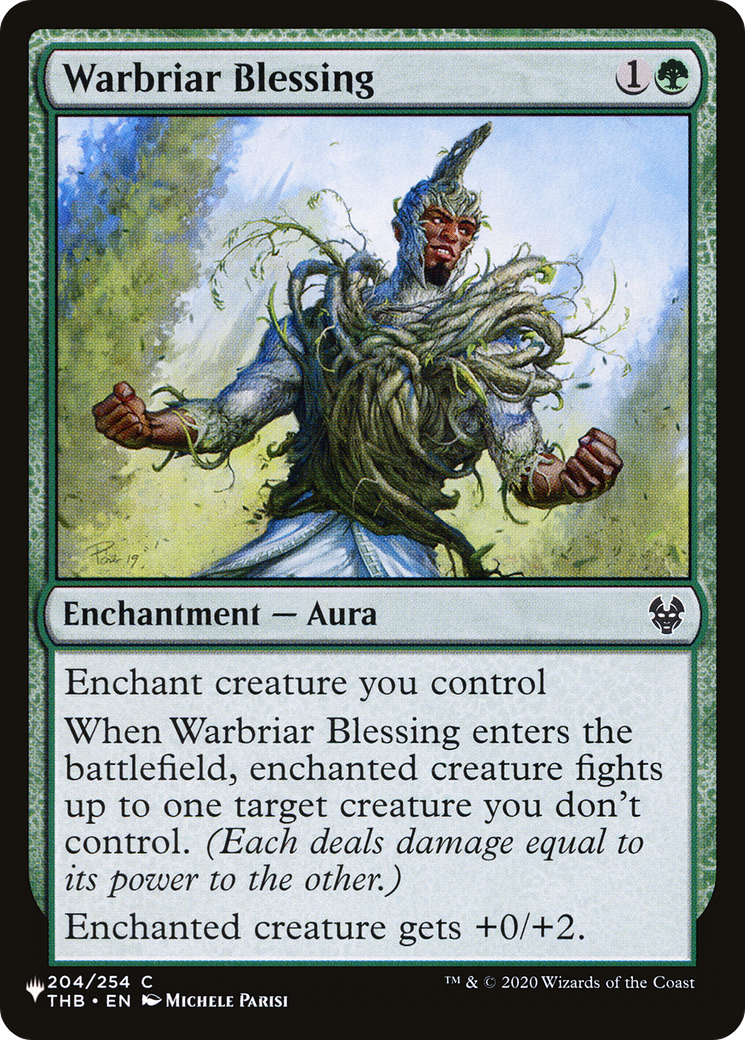 Warbriar Blessing [The List] | Odin's Place