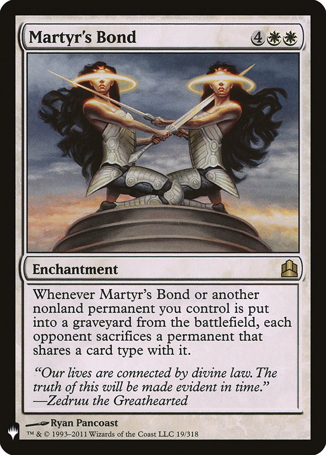 Martyr's Bond [The List] | Odin's Place