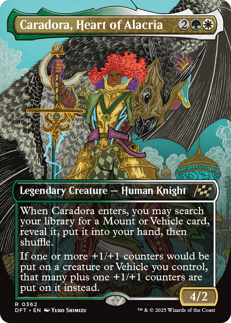 Caradora, Heart of Alacria (Borderless) [Aetherdrift] | Odin's Place