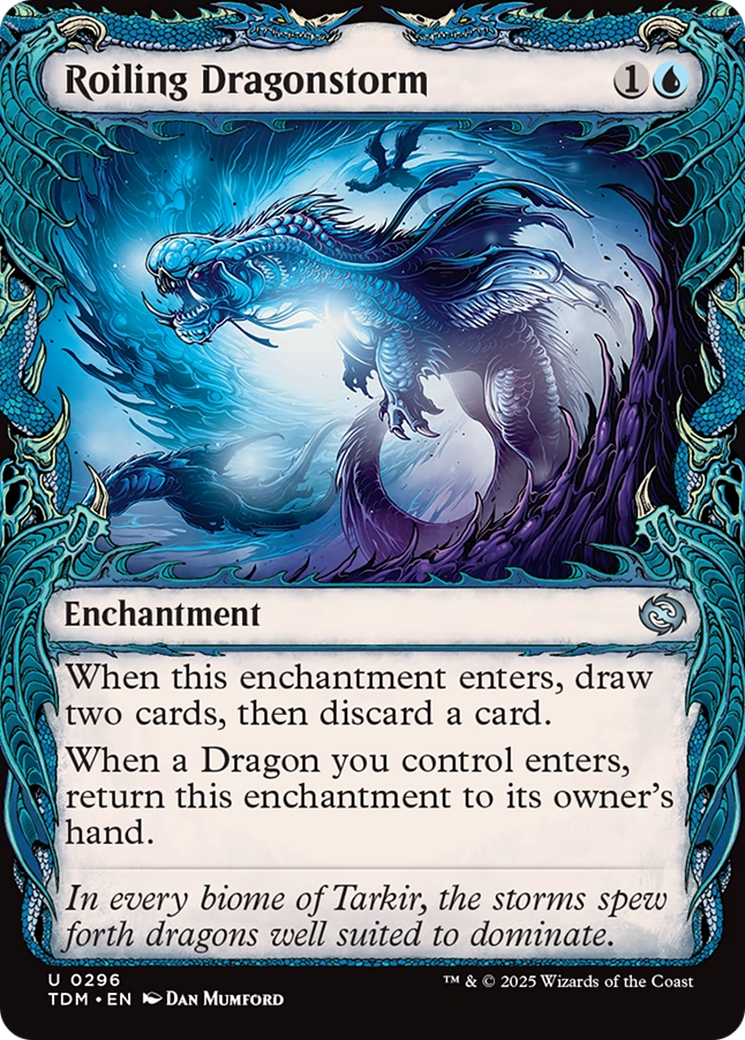 Roiling Dragonstorm (Showcase) [Tarkir: Dragonstorm] | Odin's Place