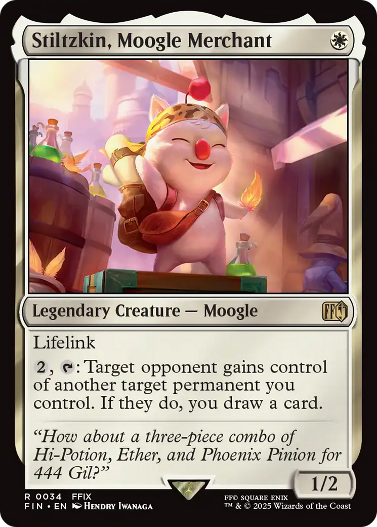 Stiltzkin, Moogle Merchant [FINAL FANTASY] | Odin's Place