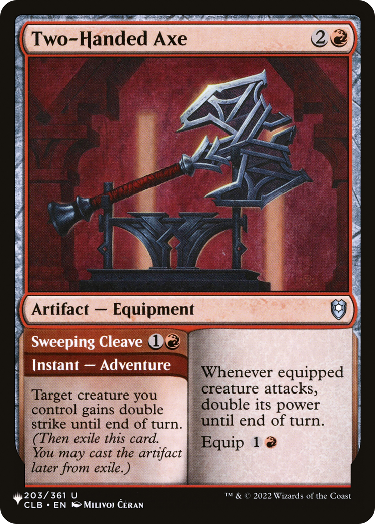Two-Handed Axe [The List] | Odin's Place
